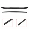 Ocpty 2pcs Glossy Black Rear Trunk Plate Trim Cover Overlay Compatible With 0 2014-2017 For Infiniti Q50