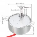 Uxcell Synchronous Motor Ac 24v 30-36rmp 50-60hz 4w Double Flat Shaft Cw Ccw