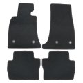 Secos 4pcs Replacement Black Velour Front Rear Floor Mats Carpet For Cadillac Ct4 2021 2022 2023 2024 2025 2026 