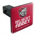 Belmont Abbey College Crusaders Logo Tow Trailer Hitch Cover Plug Insert 1 25 In Receiver Heavy Duty Abs Plastic Modern Style