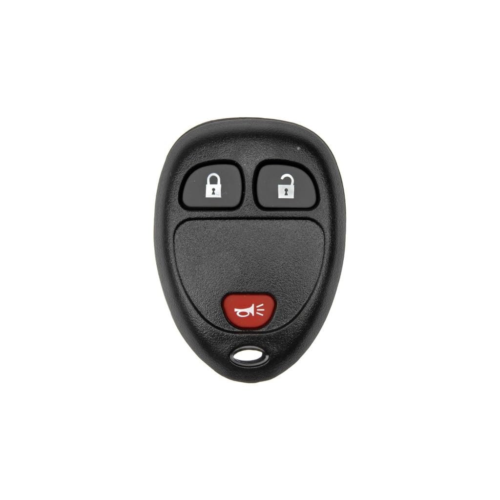 Keyless Remote Case For Chevy Express 4500 2011 To 2018 3 Button Plastic Shell Black Replacement 15100811 15777636