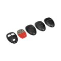 Keyless Remote Case For Chevy Express 4500 2011 To 2018 3 Button Plastic Shell Black Replacement 15100811 15777636