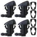 A Upgradeda 4-pack 68260443aa Wiper Washer Nozzles For 2005-2023 Jeep Grand Cherokee Wk Wk2 Wl Windshield Fluid Jet Nozzle Easy 