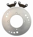 06 Front Rotor Brake Disc With Pads Polaris Hawkeye 300 2x4 4x4 2006 