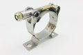 Autobahn88 Stainless Steel Hose T-bolt Clamp With Stand Cradle For Od 1 6-1 8 41-46mm Fuel Pump Filter Plumbing Pack Of 4