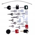 Solarhome Equipment Key Set 24 Keys With Ring Compatible Bobcat Case Caterpillar Clark Gehl Genie Gradall Ingersoll Jcb Volvo