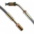 Caltric Front Left Brake Line With Fittings Compatible Polaris Xplorer 400 4x4 1995 1996 1997 1998 1999 2000