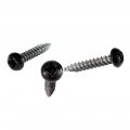Recpro 8x1 Pan Head Metal Rv Screws Polar Black Multi-pack Interior Factory Finished Look 250 