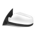 Gm1320393 Side Door Power Mirror With Heated Glass Chrome Cover For Chevrolet Equinox Gmc Terrain 2010-2012 Driver Left Smooth 