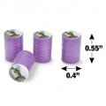 Crappie Fishing 7 Valve Stem Caps For Tire Rim Wheel Aluminum Purple
