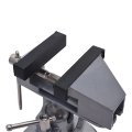 All-carb Vacuum Base Vise Portable 3 15 Jaw Width Pivots Multi-angle Rotate 360a For Various Smooth Work Surfaces
