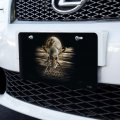Graphics More Pirate Skull Crossed Swords Cutlasses Ocean Moon Novelty Metal Vanity Tag License Plate
