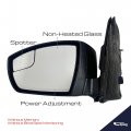 Spieg Driver Side Mirror Replacement For Ford Escape S 2013-2016 Power Adjusted Non-heated Textured Lh