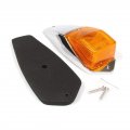 Fortpro Amber Cab Marker Led Light With Lens And Chrome Base F235270 