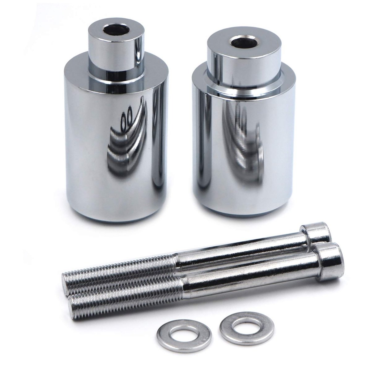 Chrome Frame Slider Crash Protector For 1999 To 2007 Honda Cbr 600 F4 And F4i Aluminum Left Right Side Pair Mt219-020a-cd