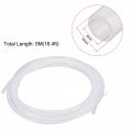 Uxcell Pneumatic Tubing 10mm 3 8 Od X 8mm 5 16 Id Air Brake Tube Nylon Line Water Hose 5m Clear