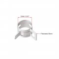 Uxcell Spring Band Type Clamp 13mm Inner Dia Fit 13 5-14 2mm Od Hose Fuel Line Silicone Tube Clips Silver Manganese Steel 20pcs