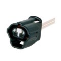Windshield Washer Pump Motor Pigtail For Chevy Equinox 2005 2006 2007 Black Male Connector 2 Wire Straight End Part Number 