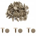 Uxcell 50 Pcs 6 5mm Hole Beige Plastic Rivets Car Door Panel Retainer Clips Fastener