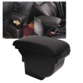 Center Console Armrest Box Double Layer With 3 Usb Ports Auto Interior Upgrade Replacement For Soul 2006 2017