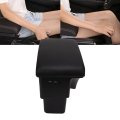 Center Console Armrest Box Double Layer With 3 Usb Ports Auto Interior Upgrade Replacement For Soul 2006 2017