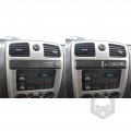 Uoada 2pc Set Central Control Panel Radio Frame Cd Trim Sticker Real Soft Carbon Fiber Car Interior Compatible With Chevrolet