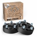1 5 Inch Hubcentric Blackx4 To 5x4 5 Wheel Spacers No Lip 70 5mm Bore 2x20 Studs For Ford Lincoln Mustang Edge Crown Vic Ranger 