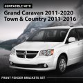 Front Fender Brackets Set For Chrysler Town Country 2011-2016 For Dodge Grand Caravan 2011-2020 Ch1244105