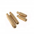 Khgwero M3 L 6mm M4 Hex Head Brass Spacing Screws Threaded Pillars Pcb Computer Pc Motherboard Standoffs Spacers Color Size 