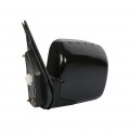 Black Driver Side View Mirror Smooth With Power Adjustment Manual Folding Compatible For 2006-2014 Honda Ridgeline