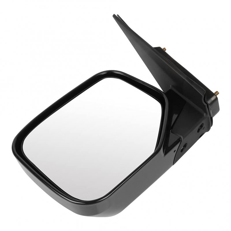 Black Driver Side View Mirror Smooth With Power Adjustment Manual Folding Compatible For 2006-2014 Honda Ridgeline
