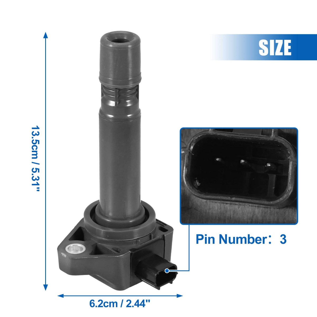 Car Ignition Coil 30520-rna-a01 099700-101 Uf582 For Honda Civic 2006-2011