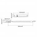 Uxcell Chain Door Guard Lock Security Safety Latch With Spring Anti-theft Press Silver