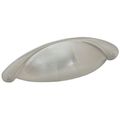 Cosmas 4199sn Satin Nickel Cabinet Hardware Bin Cup Drawer Handle Pull 3 Hole Centers 
