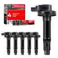 Mas Set Of 6 Ignition Coil Pack 6pcs Motorcraft Platinum Spark Plug Sp589 Ford Edge Flex Fusion Taurus Lincoln Mks Mkt Mkx Mkz