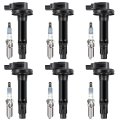 Mas Set Of 6 Ignition Coil Pack 6pcs Motorcraft Platinum Spark Plug Sp589 Ford Edge Flex Fusion Taurus Lincoln Mks Mkt Mkx Mkz