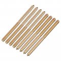 Uxcell 1 4-20x4 Hanger Bolts 8pcs Double Ended Screws Wood Dowel For Furniture