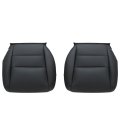 Driver Passenger Bottom Perforated Leather Seat Covers Black For Acura Tl 2005 2006 2007 2008 