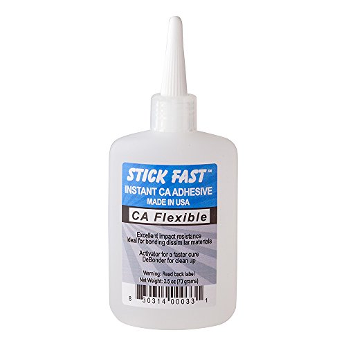 Rockler Cyanoacrylate Quickset Flexible Adhesive 2 Oz Bottle