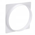 Uxcell 12inch Duct Connector Flange Abs Plastic Air Outlet Inlet Hose Pipe Adaptor For Ventilation Equipment