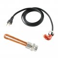 Engine Block Heater For 1995-2003 Fo-rd F250 50 7 3 Diesel Engines 3 4 Npt Thread 120 Volts 1000 Watts-engine Element Power 