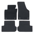 Velour Floor Mats For Volkswagen Beetle 2012 2019 Custom Fit Front And Rear Black Carpet Liners Anti Slip All Season Full Set 