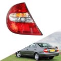1-pack Tail Light Rear Halogen Clear Red Outer Left Side Replacement For Camry 2002-2004 