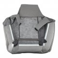 Autokay Driver Bottom Cloth Seat Cover Gray Fits For Dodge Ram 1500 2500 3500 Slt 1994-1997
