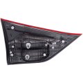 Toyota Sienna 2015 2016 2017 2018 2019 Inner Tail Light Passenger Side Halogen Clear And Red Lens Replacement For To2803117 