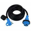 30amp Rv Extension Cord 15ft Power Supply Cable Motorhome Terminal Gender 