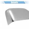 X Autohaux 1 Pair Car Exterior Chrome Plated Mirror Cover Top Half Mirrora Cover Cap Overlay For Ford F-250 F-350 F-450 F-550