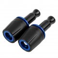 Kimiss 2pcs Universal Motorcycle Frame Sliders Slider Crash Pad Protector With 10mm Screw For Z125 Blue