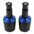 Kimiss 2pcs Universal Motorcycle Frame Sliders Slider Crash Pad Protector With 10mm Screw For Z125 Blue