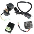 Cdi Electric Set Ignition Coil Relay Regulator Replacement For 125 150cc Gy6 